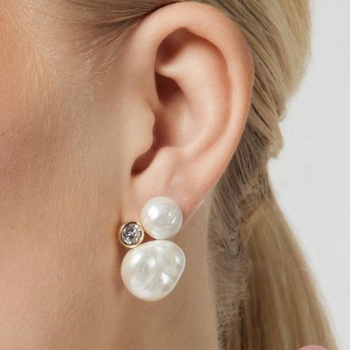 Accessoires robe de mariée boucles d'oreilles perles bastogne marie et vous - Marie Et Vous